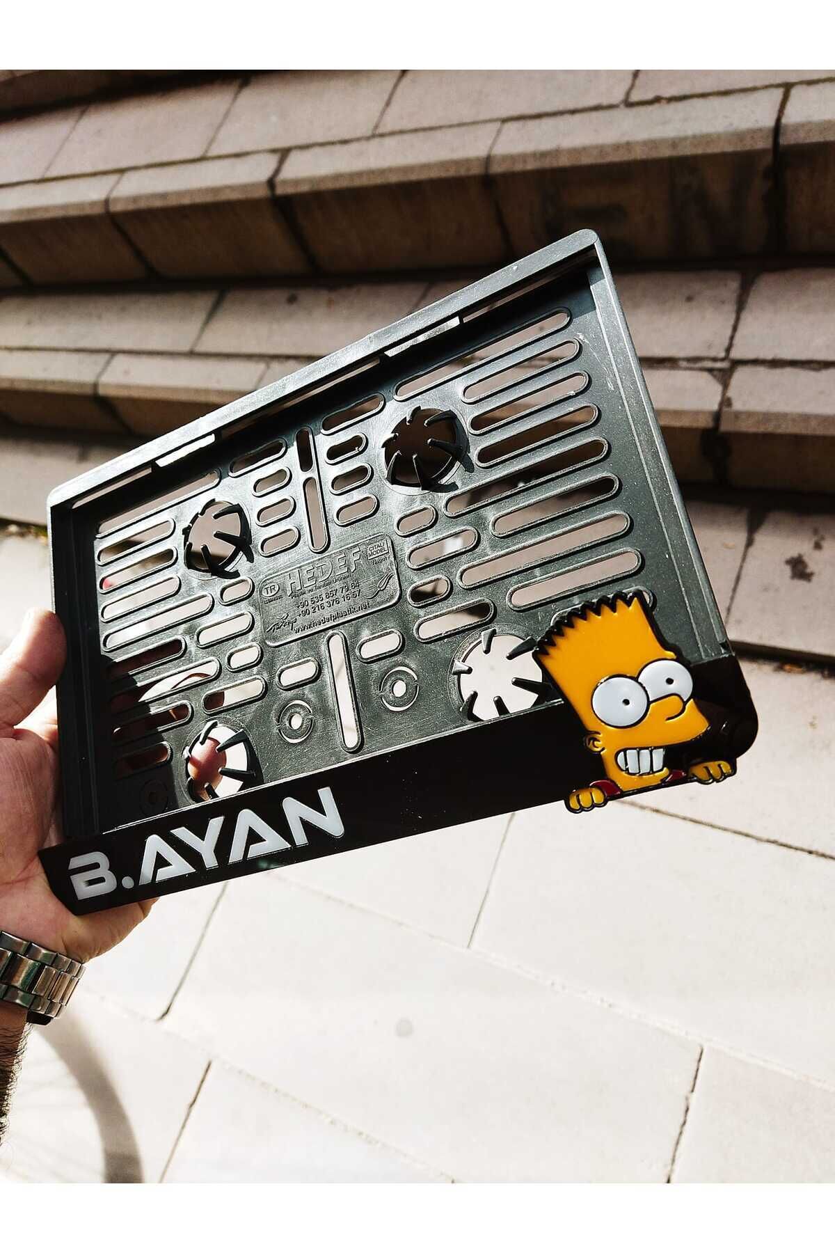 Motorsiklet Plakalık Lazer Kesim Pleksi Simpson motor plakalık|kişiye özel plakalık