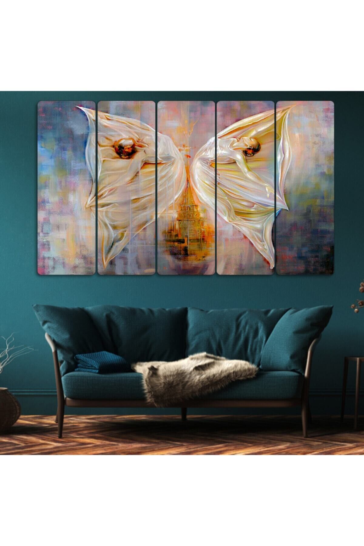 Kelebek Etkisi - 5 Parçalı Tablo