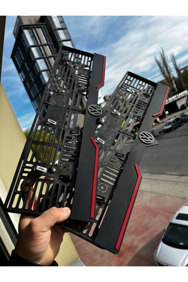 VOLKSWAGEN Uyumlu LOGOLU LİP MODEL Pleksi Plakalık