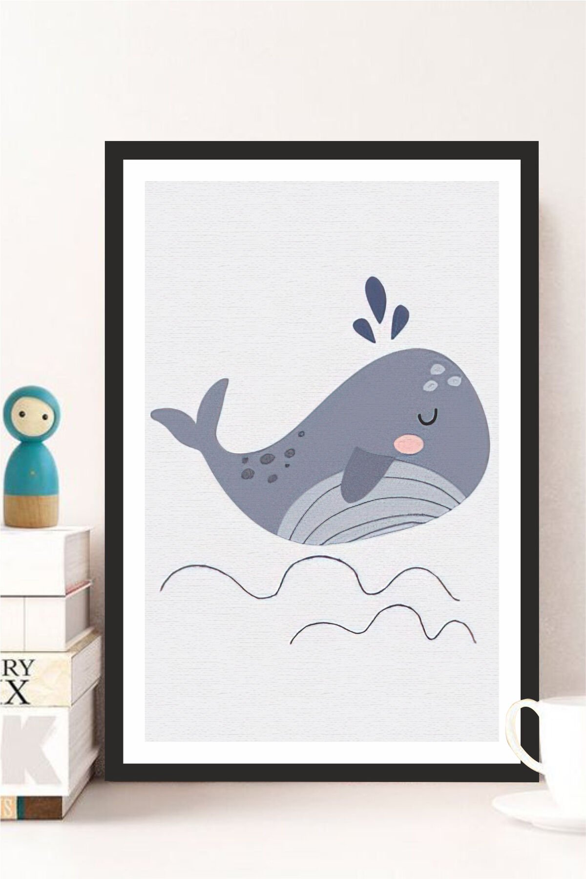 Çocuk Odası Tasarımlı Çerçeve Görünümlü Mdf Tablo