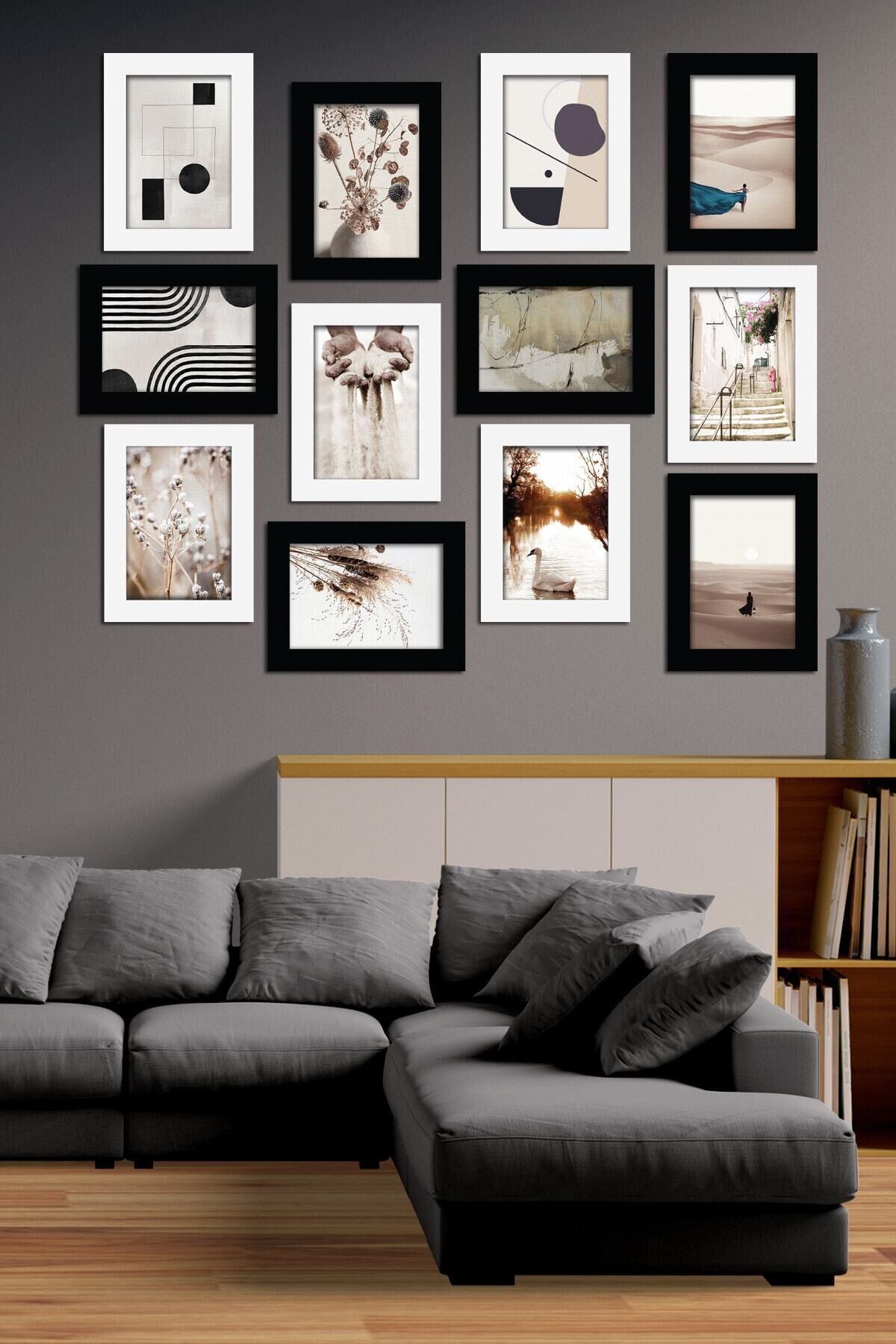 Modern Style 12 Parçalı Mdf Tablo Mck046