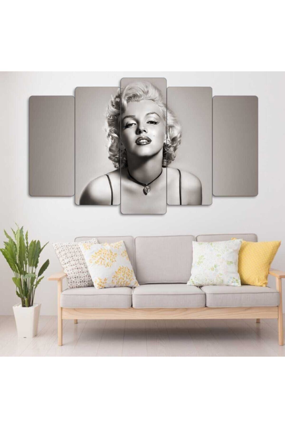 Marilyn Monroe - 5 Parçalı Tablo