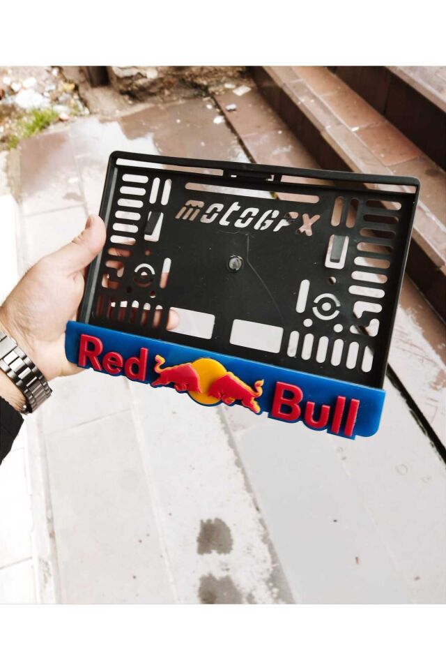 Motor Plakalık Red Bull Takmatik Pleksi 3d Kabartma Lazer Kesim Uyumlu
