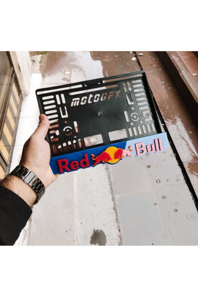 Motor Plakalık Red Bull Takmatik Pleksi 3d Kabartma Lazer Kesim Uyumlu