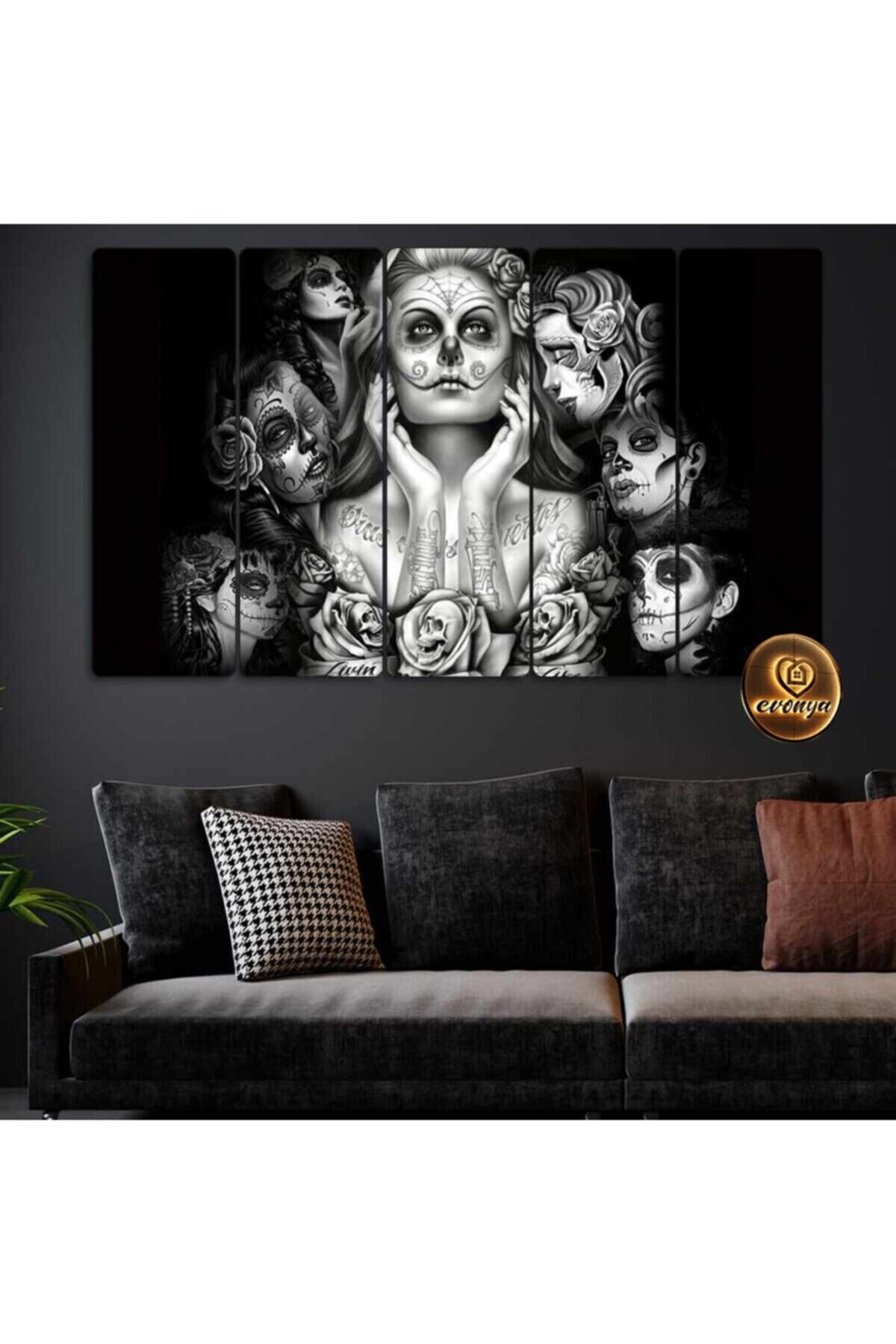 Tattoo - 5 Parçalı Tablo