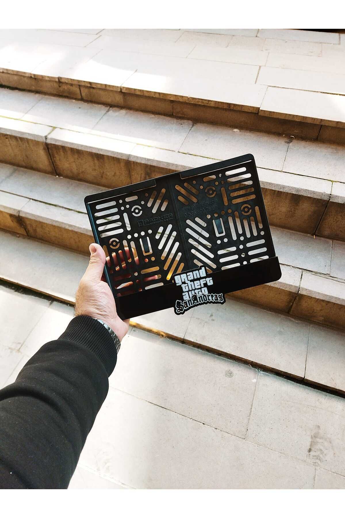 Motorsiklet Plakalık Grand Theft Auto Lazer Kesim Pleksi Plakalık | Kişiye Özel Plakalık Uyumlu