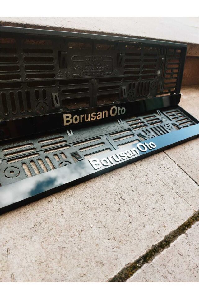 Oto LAZER KESİM PLEKSİ PARLAK PLAKALIK EXTRA KALIN ( ÖN ,ARKA 2 ADET) Uyumlu