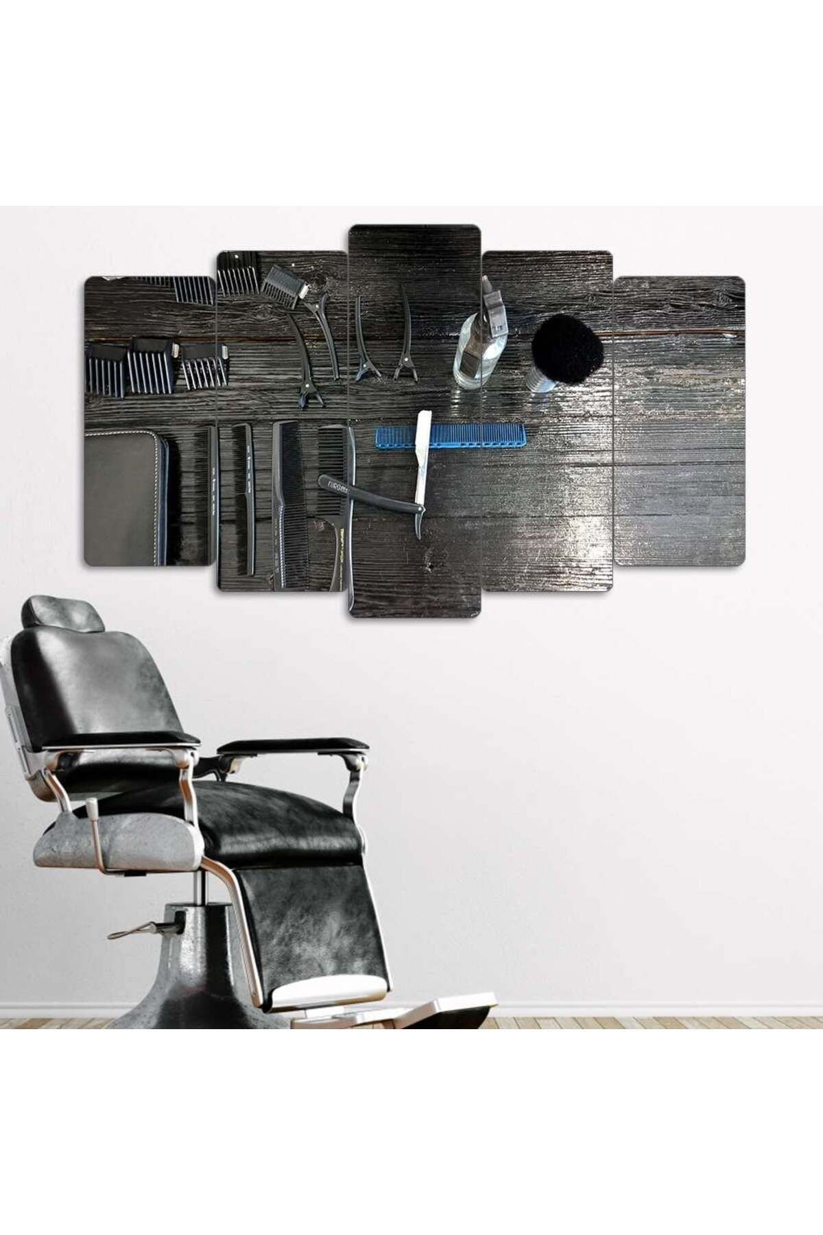 Ekipmanların Gücü - 5 Parçalı Berber Tablo