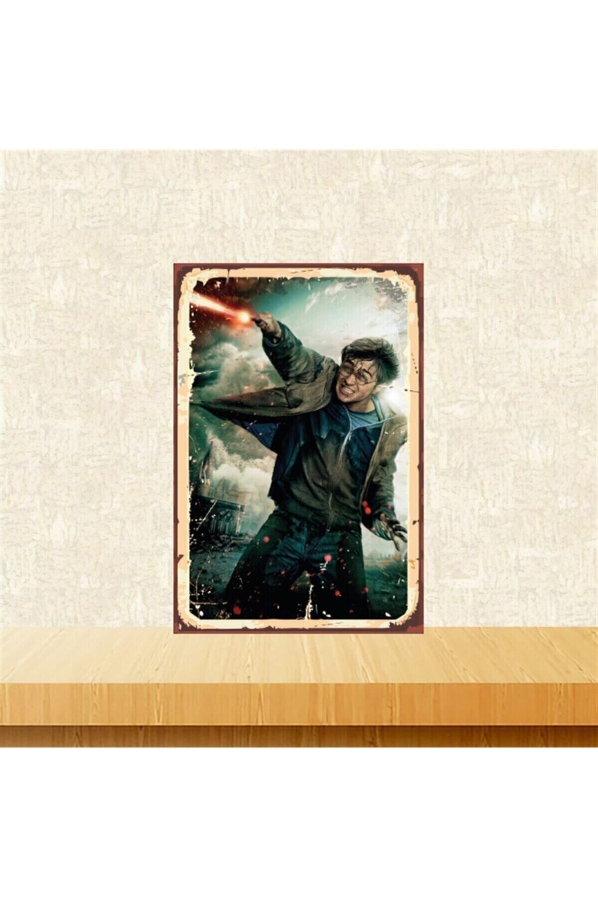 Harry Potter Büyü 20-30 Cm Retro Ahşap Tablo Tkfx5117