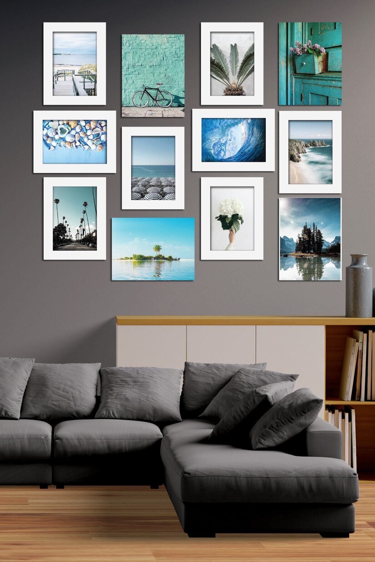 Modern Style 12 Parçalı Mdf Tablo Mck048