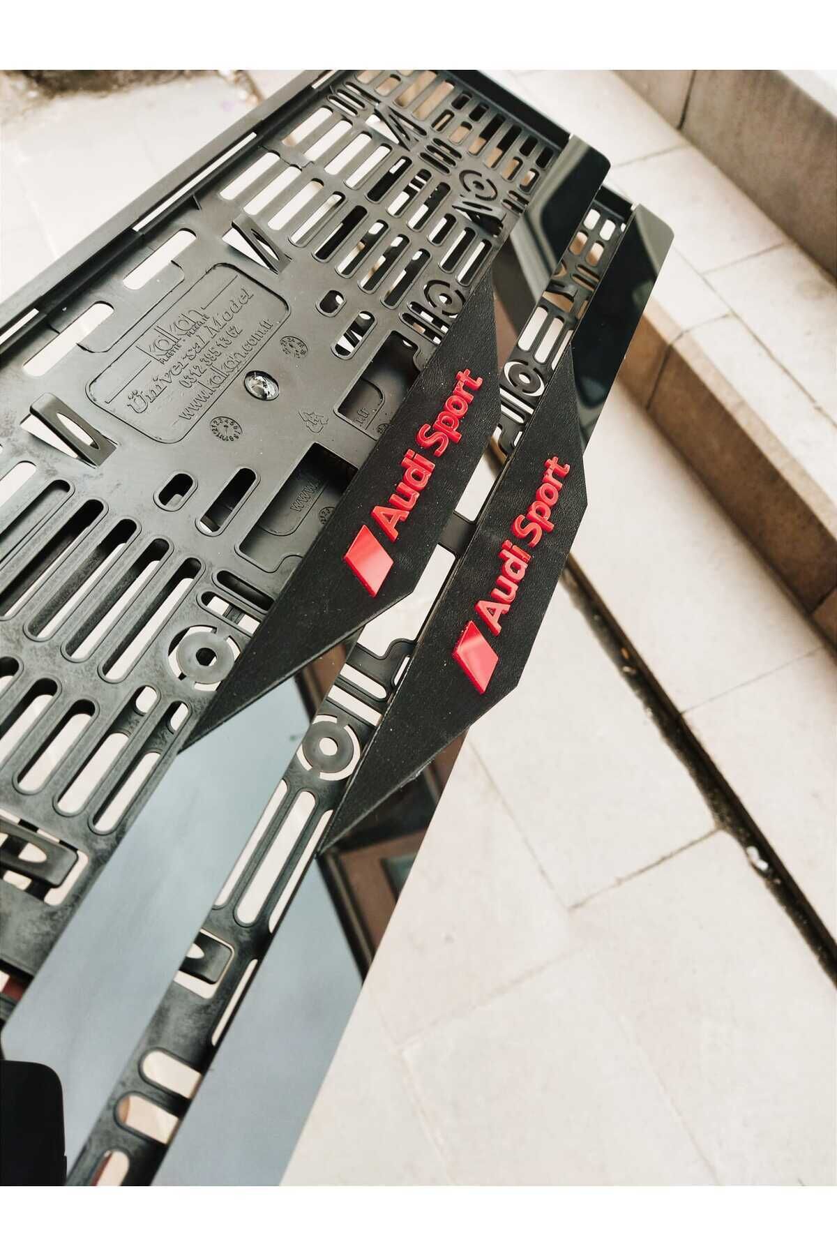 Plakalık Lazer Kesim Pleksi 2 Adet | özel üretim - mat | audi sport Uyumlu