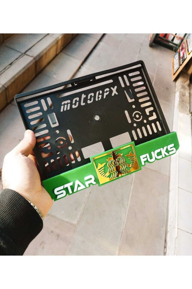 Motorsiklet Plakalık Lazer Kesim Pleksi 33 Kabartma / Motor Plakalık | Isimli Plakalık