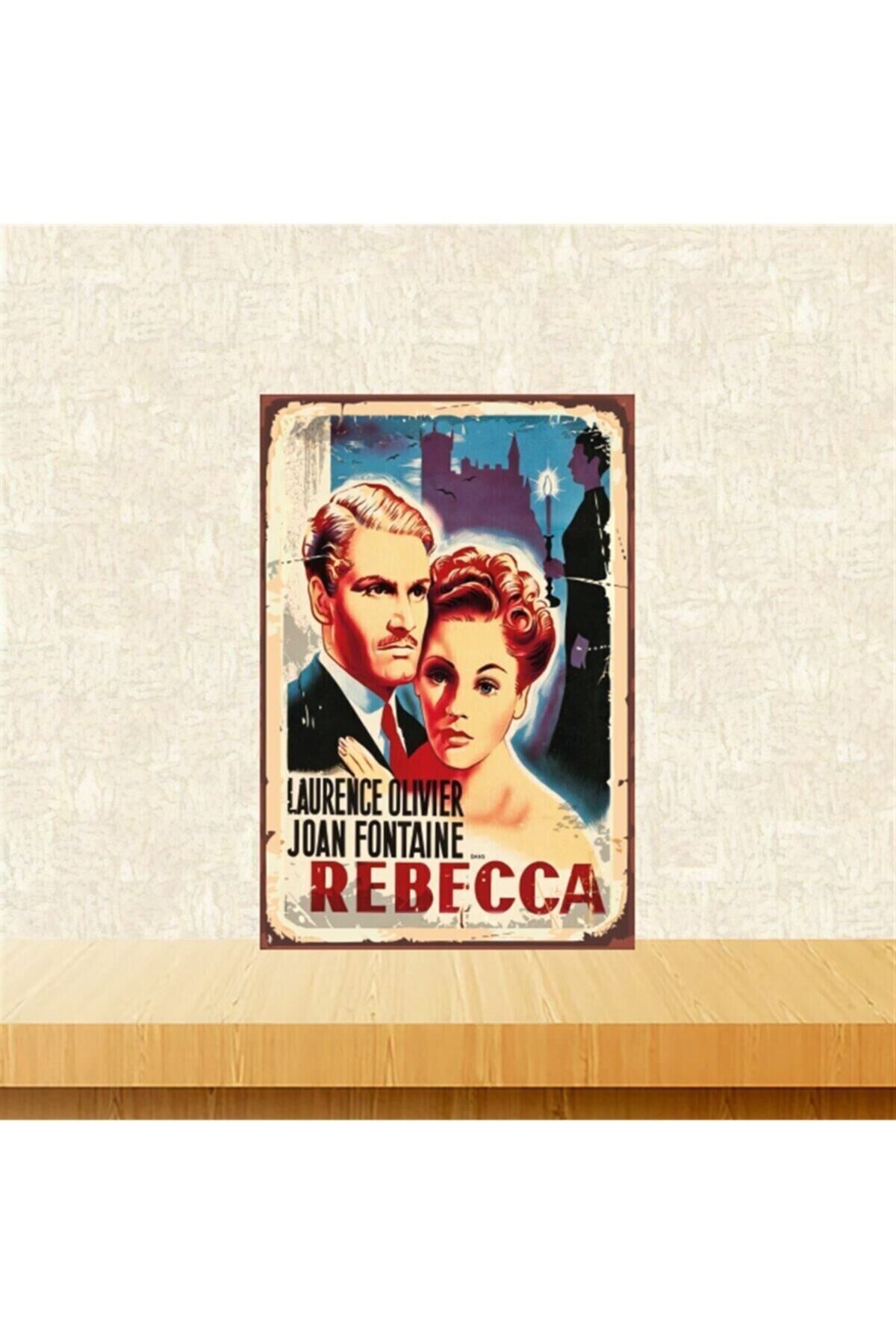Rebecca 20-30 cm Retro Ahşap Tablo Tkfx5355