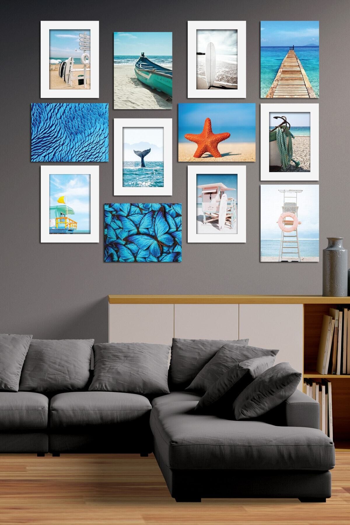 Modern Style 12 Parçalı Mdf Tablo Mck039