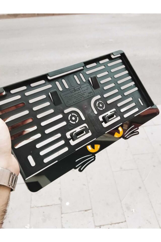 Kare Plakalık Kedi Göz Lazer Kesim| Isime Özel Kişiye Özel Plakalık