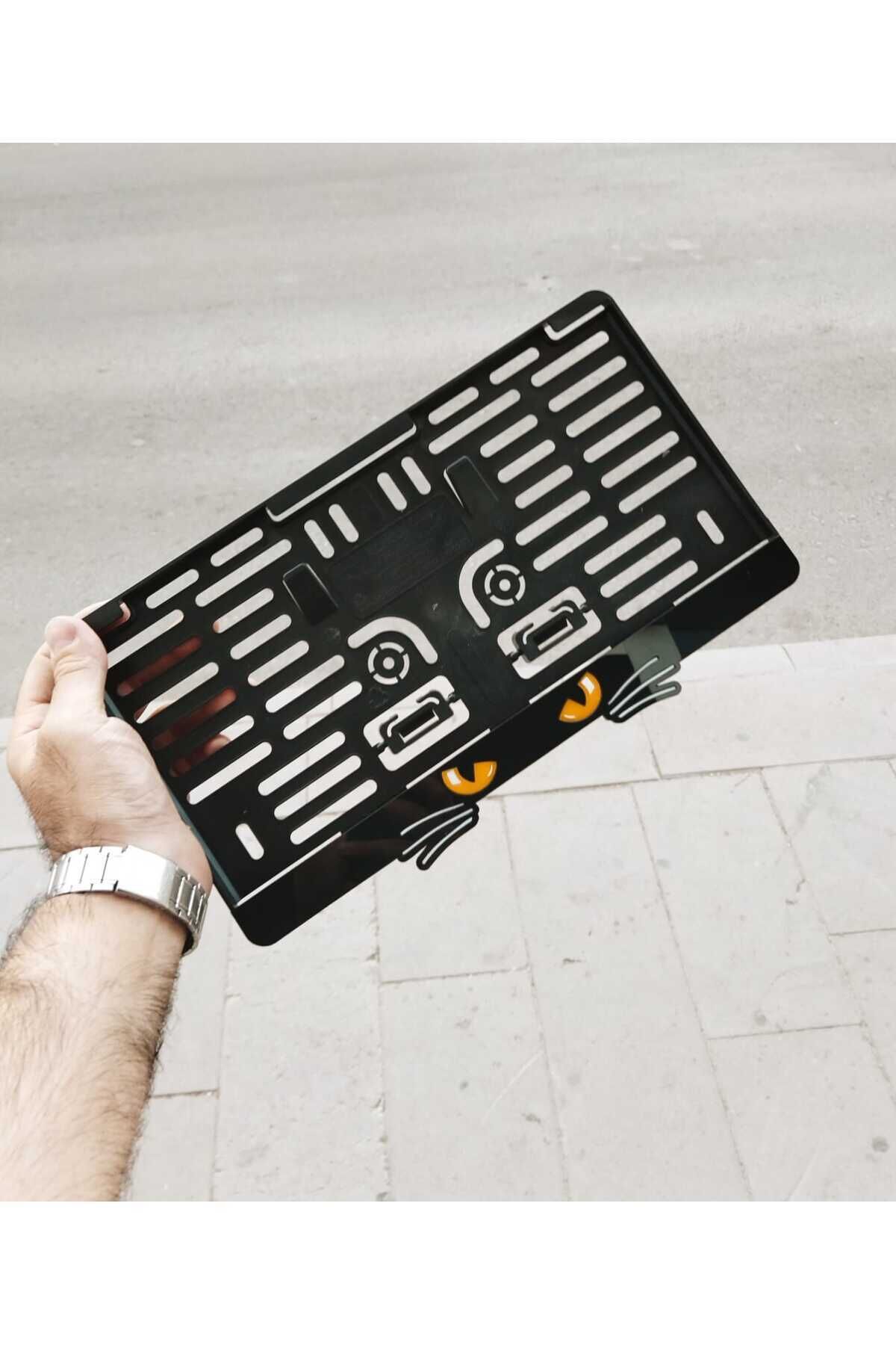 Kare Plakalık Kedi Göz Lazer Kesim| Isime Özel Kişiye Özel Plakalık