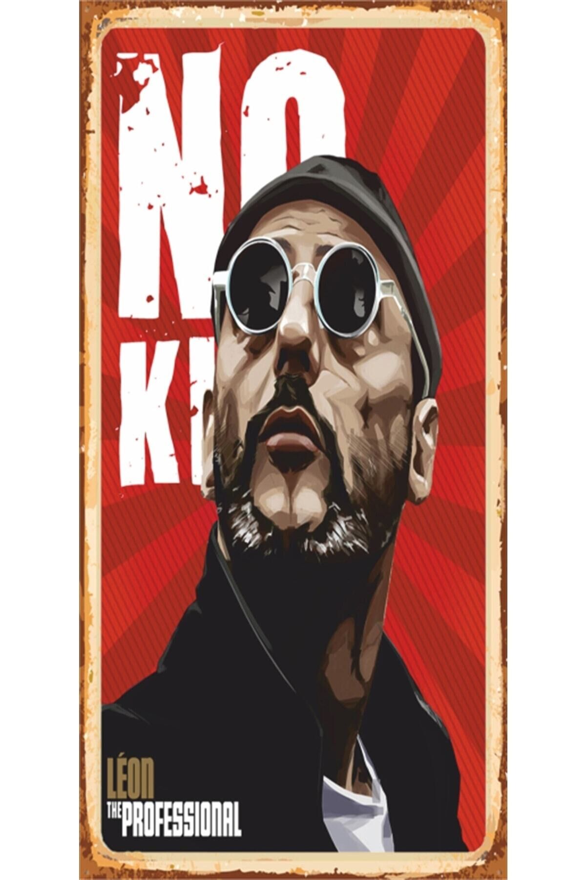 Leon Sinema Mini Retro Ahşap Poster