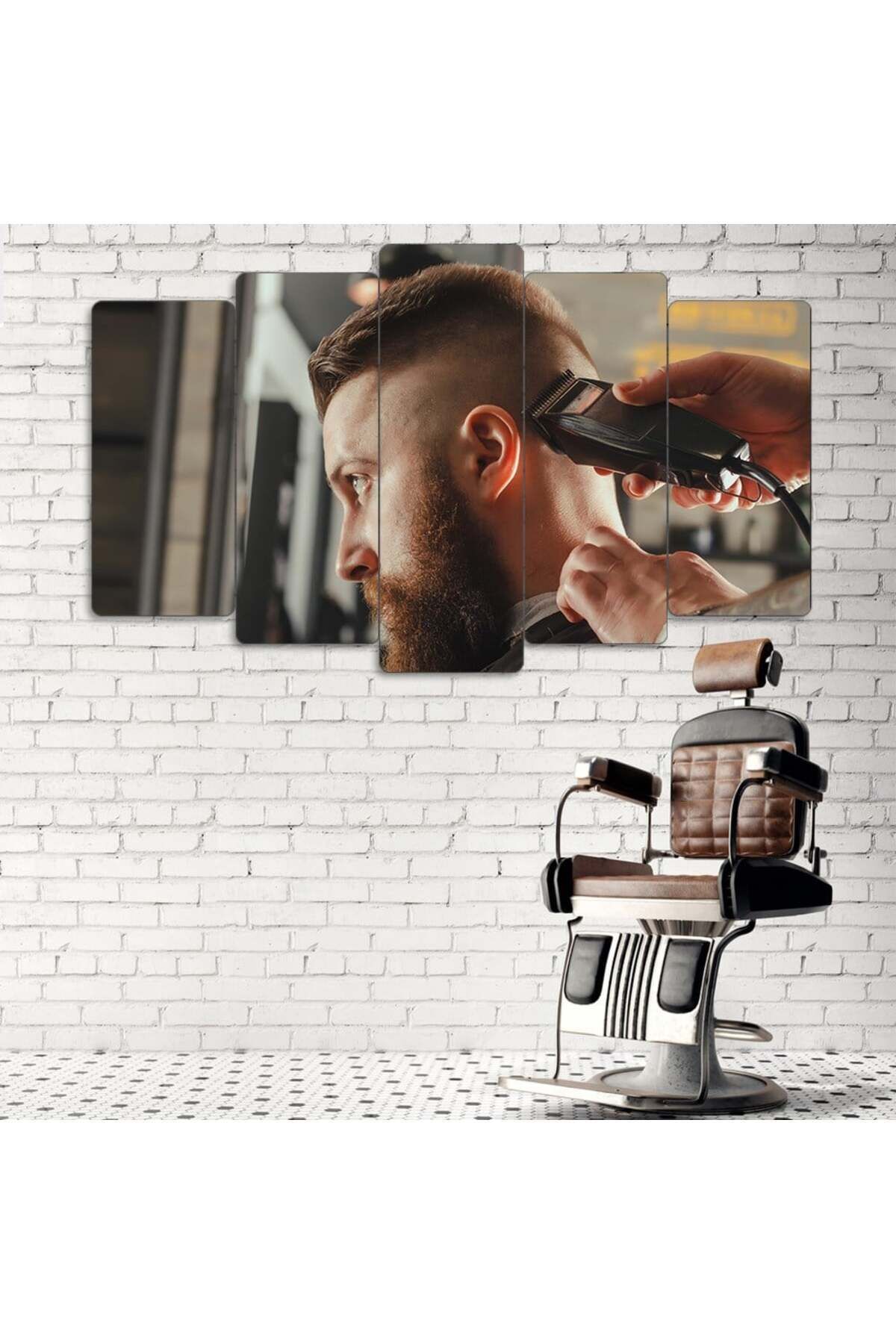 Keskin Tarz, Net Hatlar - 5 Parçalı Berber Tablo