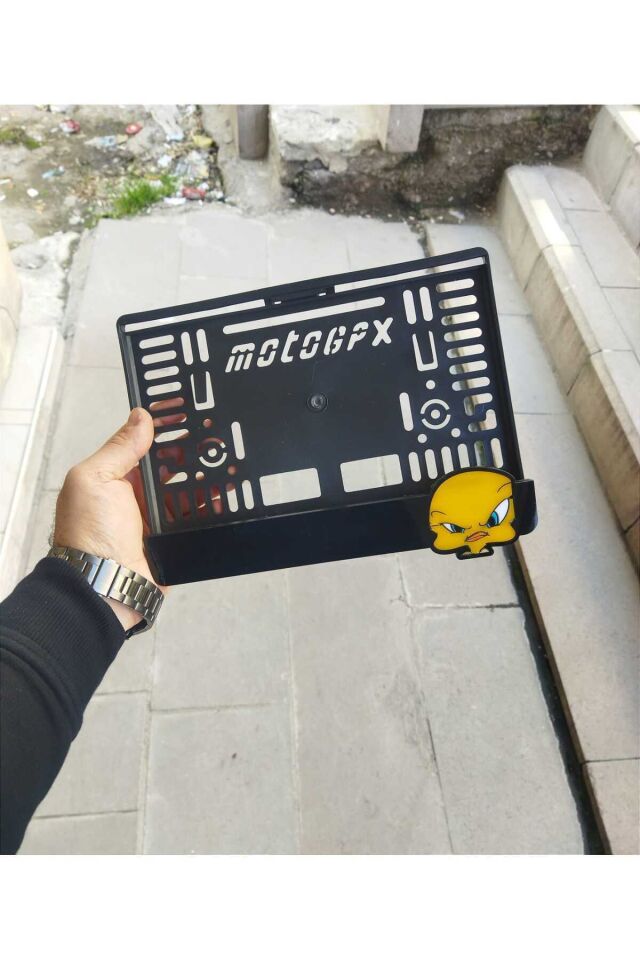 Motorsiklet Plakalık TWEETY Lazer Kesim Pleksi | motor plakalık