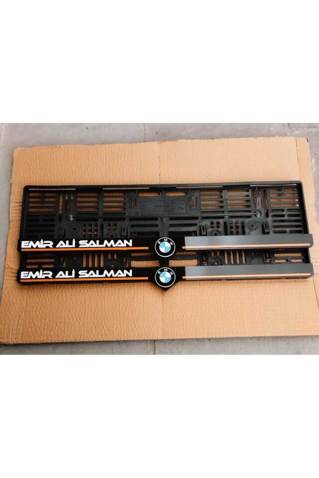 Plakalık Lazer Kesim Pleksi (2 Adet) BMW KİŞİYE ÖZEL PLAKALIK | İSİME ÖZEL PLAKALIK