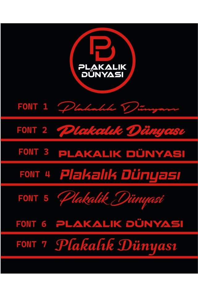 Pleksi Plakalık Modelleri | Kişiye Özel Lazer Kesim