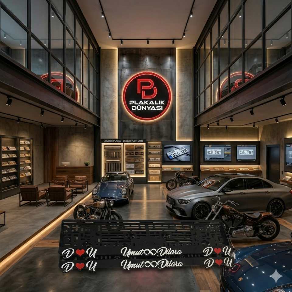 3D Lazer Kesim Kişiye Özel Tak Çıkar Plakalık – Araç İçin Şık ve Pratik Tasarım