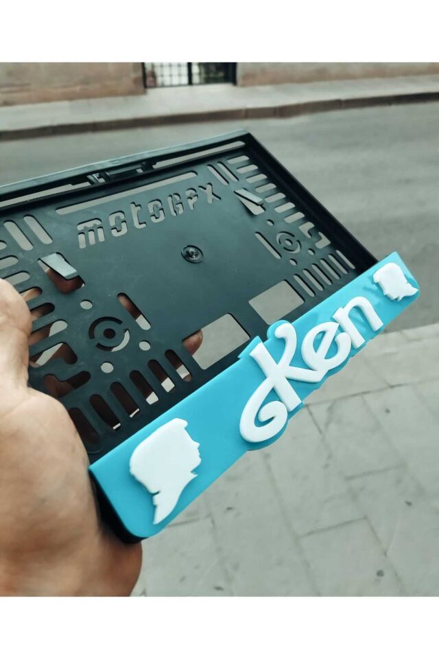 MOTORSİKLET PLAKALIK KEN LAZER KESİM PLEKSİ 15*24cm