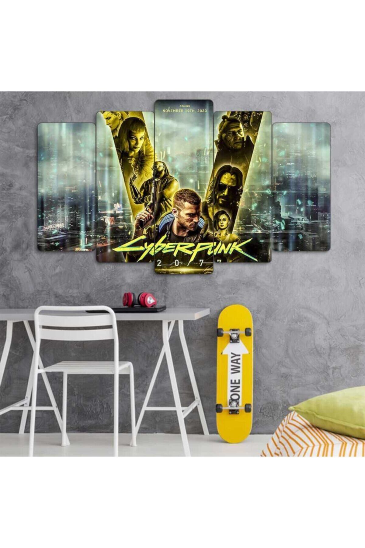 Cyberpunk Tablo 5 Parça 2077