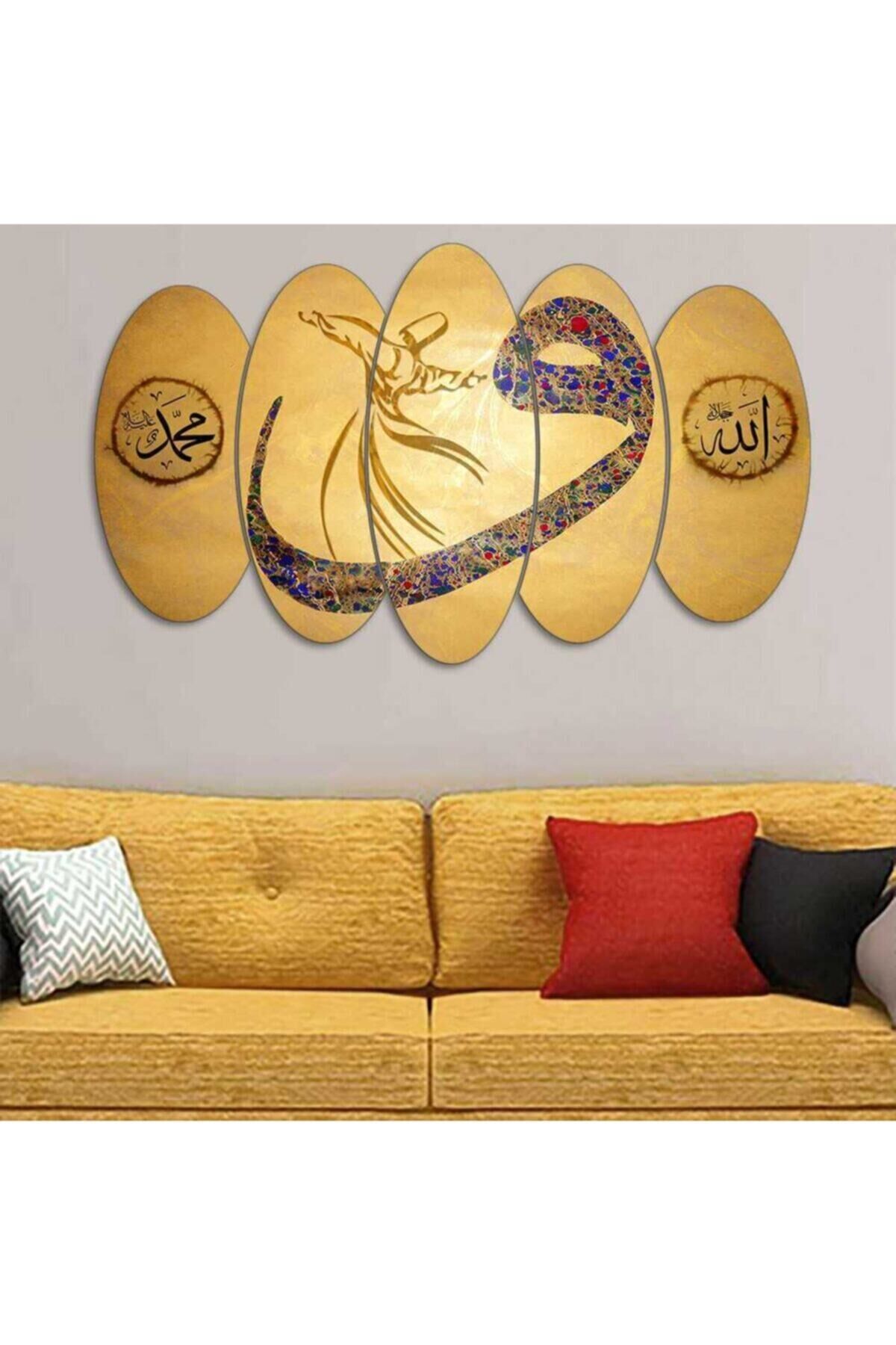 Dini - 5 Parçalı Mdf Tablo