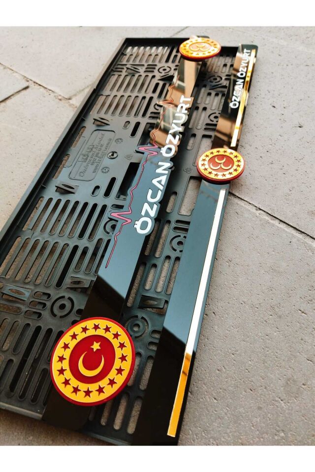 Plakalık Lazer Kesim Pleksi (2 Adet) Cb Fors Kişiye Özel Plakalik|isime Özel Plakalik