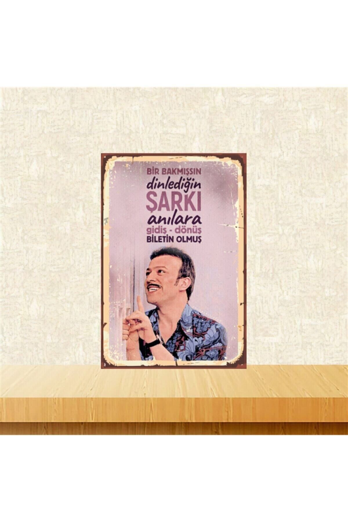 Seksenler Bir Bakmışsın 20-30 Cm Retro Ahşap Tablo Tkfx4574