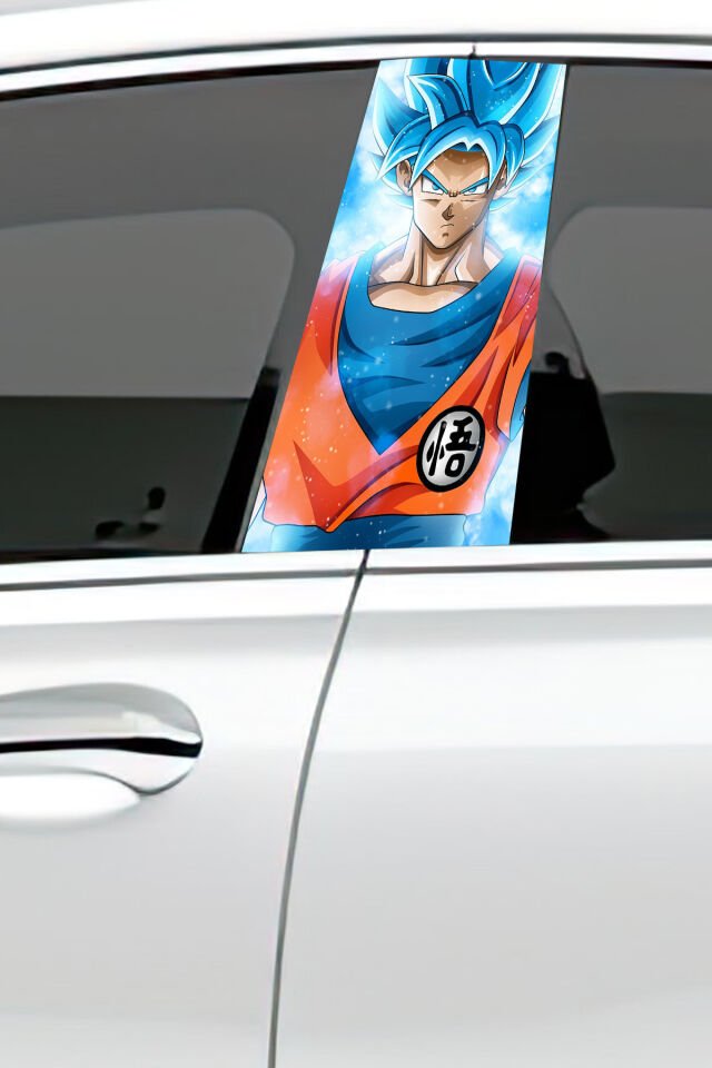 Araç Kapı Direk Kaplama Folyosu Desenli (Sağ Sol Takım) (2 Adet) - 22x50 Cm