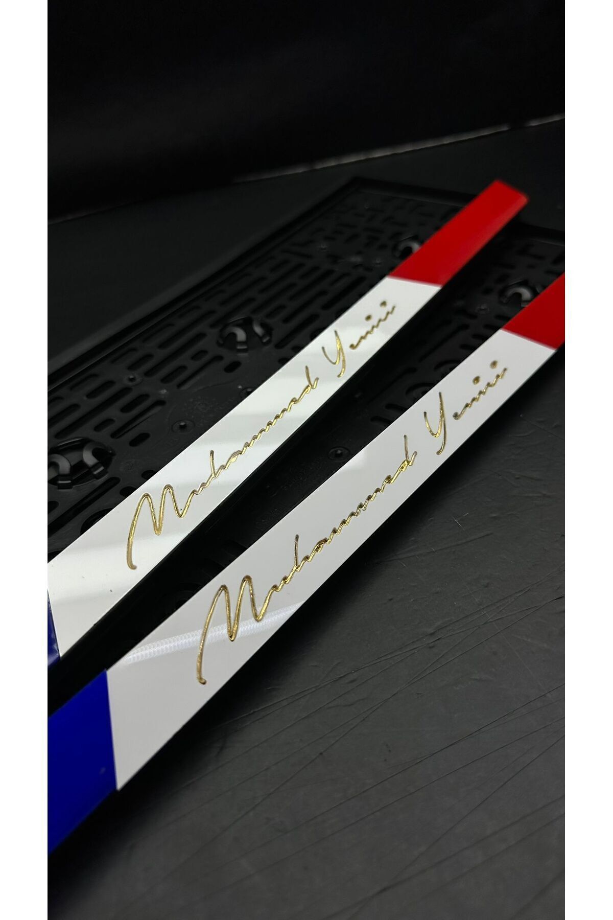 Lux Kişiye Özel Renkli Pleksi Takmatik Plakalık