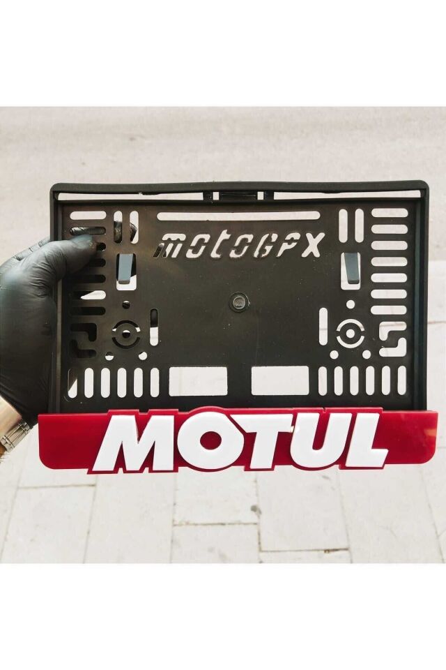 MOTOR PLAKALIK MOTUL TAKMATİK PLEKSİ 3D KABARTMA KİŞİYE ÖZEL LAZER KESİM