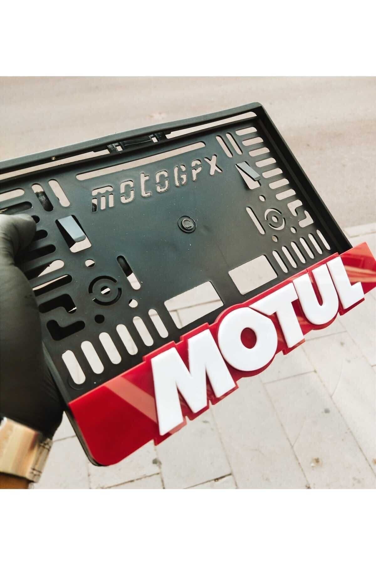 MOTOR PLAKALIK MOTUL TAKMATİK PLEKSİ 3D KABARTMA KİŞİYE ÖZEL LAZER KESİM