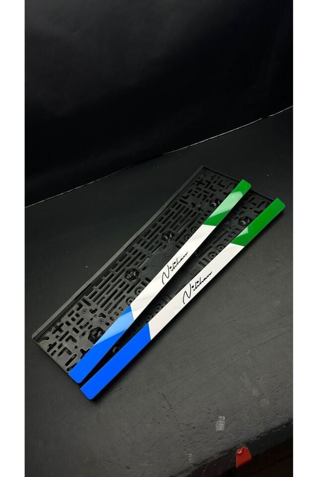 Lux Kişiye Özel Renkli Pleksi Takmatik Plakalık K.atatürk Imza Stickerı Hediye