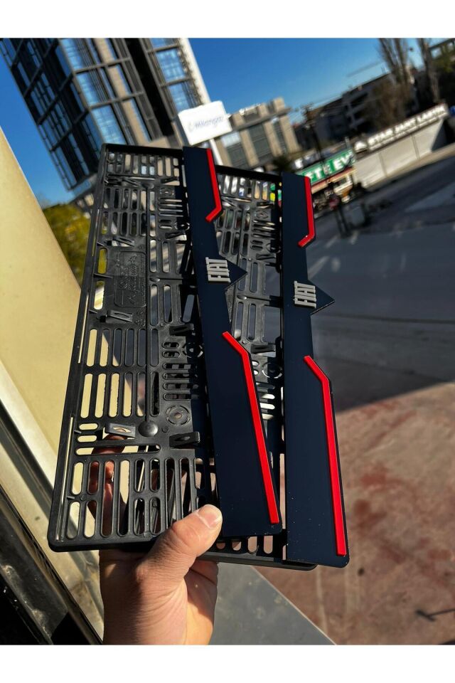 FİAT Logolu Pleksi Plakalık 2 Adet(1 Takım)