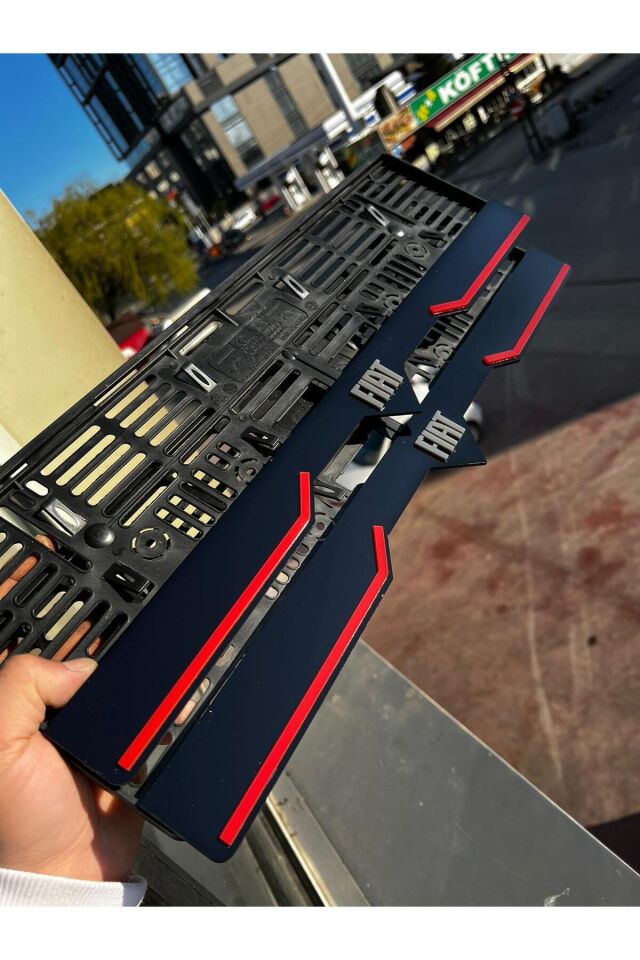 FİAT Logolu Pleksi Plakalık 2 Adet(1 Takım)