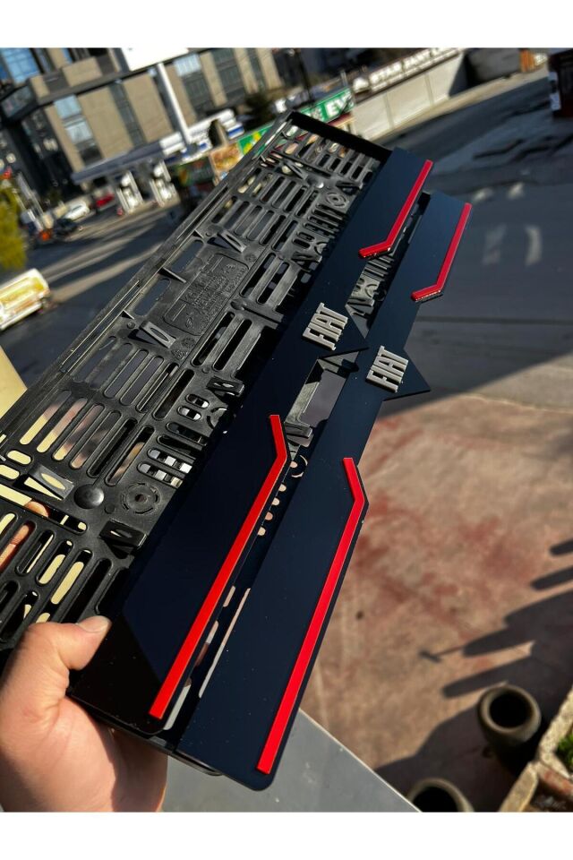 FİAT Logolu Pleksi Plakalık 2 Adet(1 Takım)