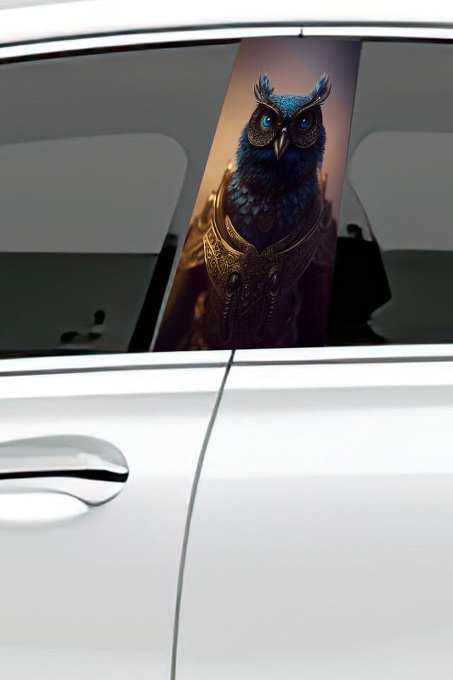 Araç Kapı Direk Kaplama Folyosu Desenli (Sağ Sol Takım) (2 Adet) - 22x50 Cm