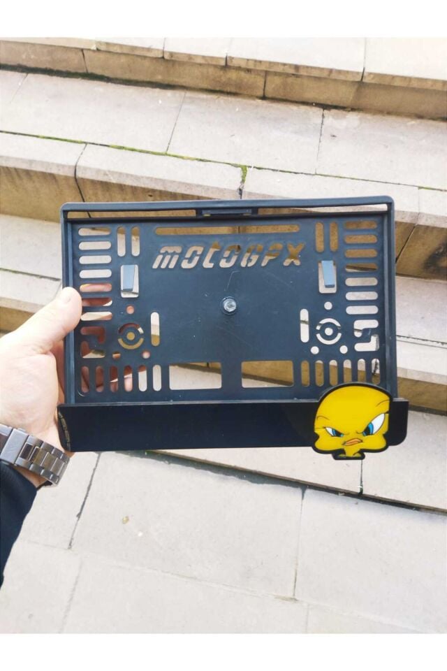 Motorsiklet Plakalık TWEETY Lazer Kesim Pleksi | motor plakalık