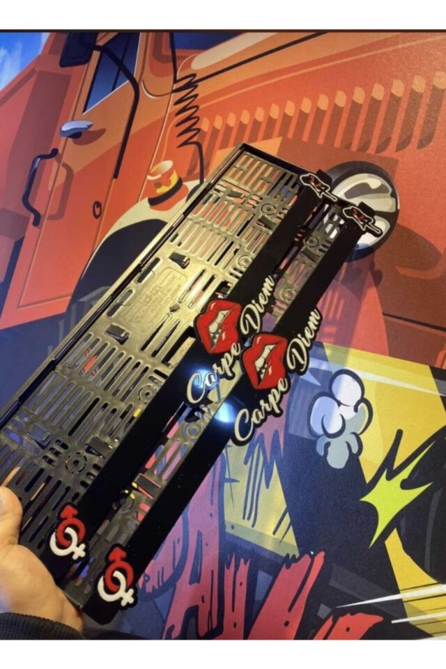 Carpe Diem Plakalık 3D Takmatik Pleksi Lazer Kesim Universal (2’li Set)