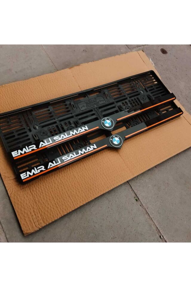 Plakalık Lazer Kesim Pleksi (2 Adet) BMW KİŞİYE ÖZEL PLAKALIK | İSİME ÖZEL PLAKALIK