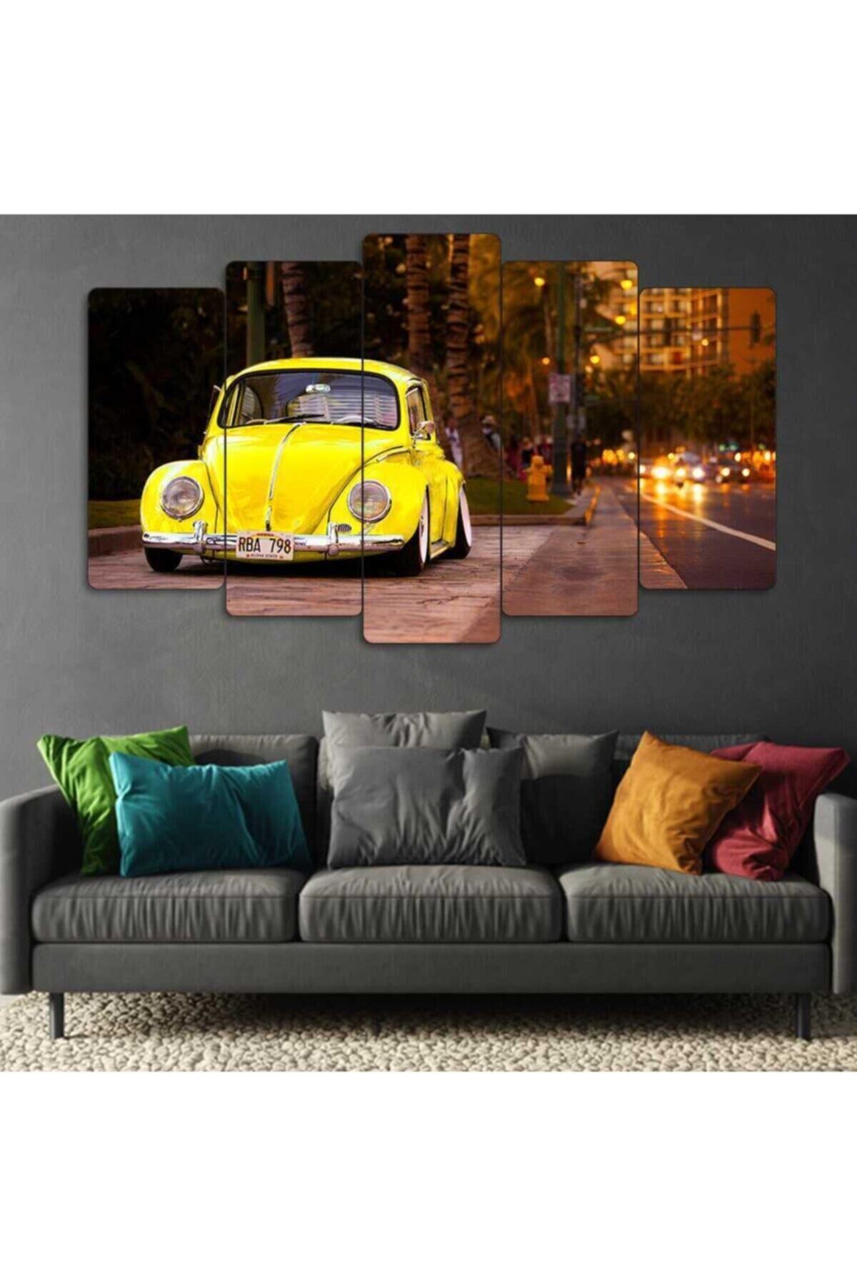 Sarı Vosvos - 5 Parçalı Tablo