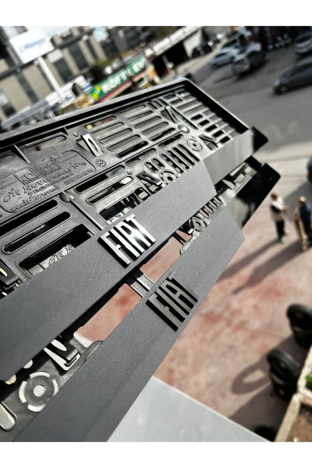 YENİ FİAT LOGOLU Mat Pleksi Plakalık