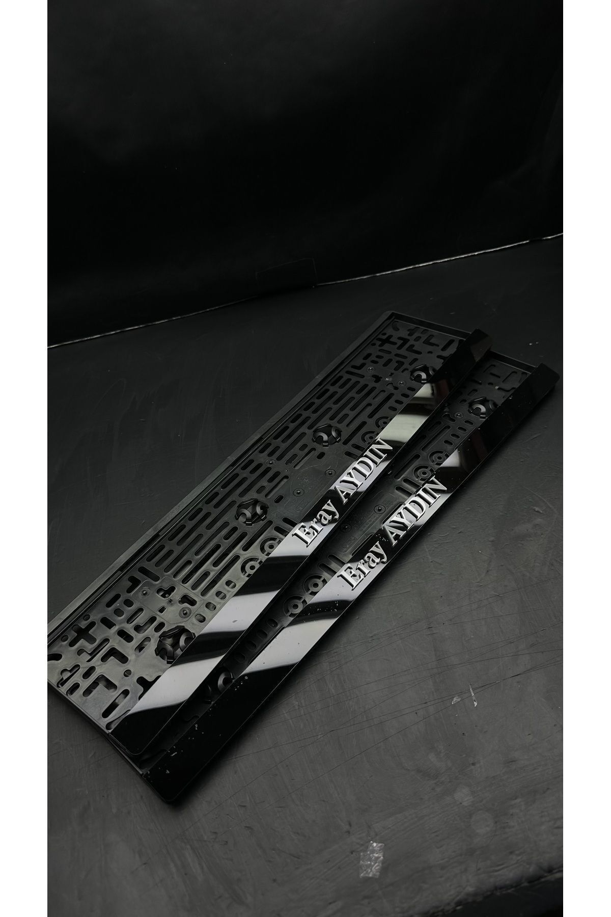 5d Ultra Parlak Gri Renk Kabartma Takmatik Pleksi Plakalık