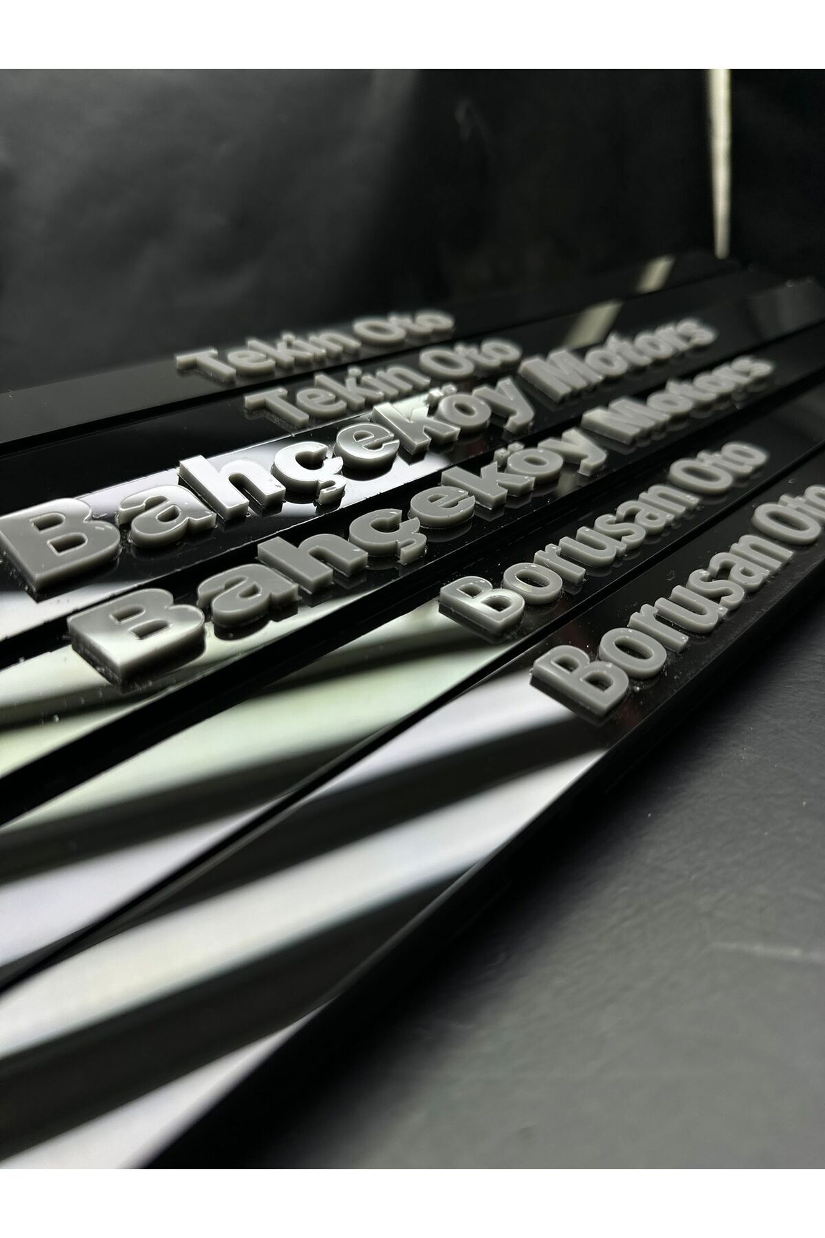 Kişiye Özel Pleksi Kabartma Takmatik Plakalık