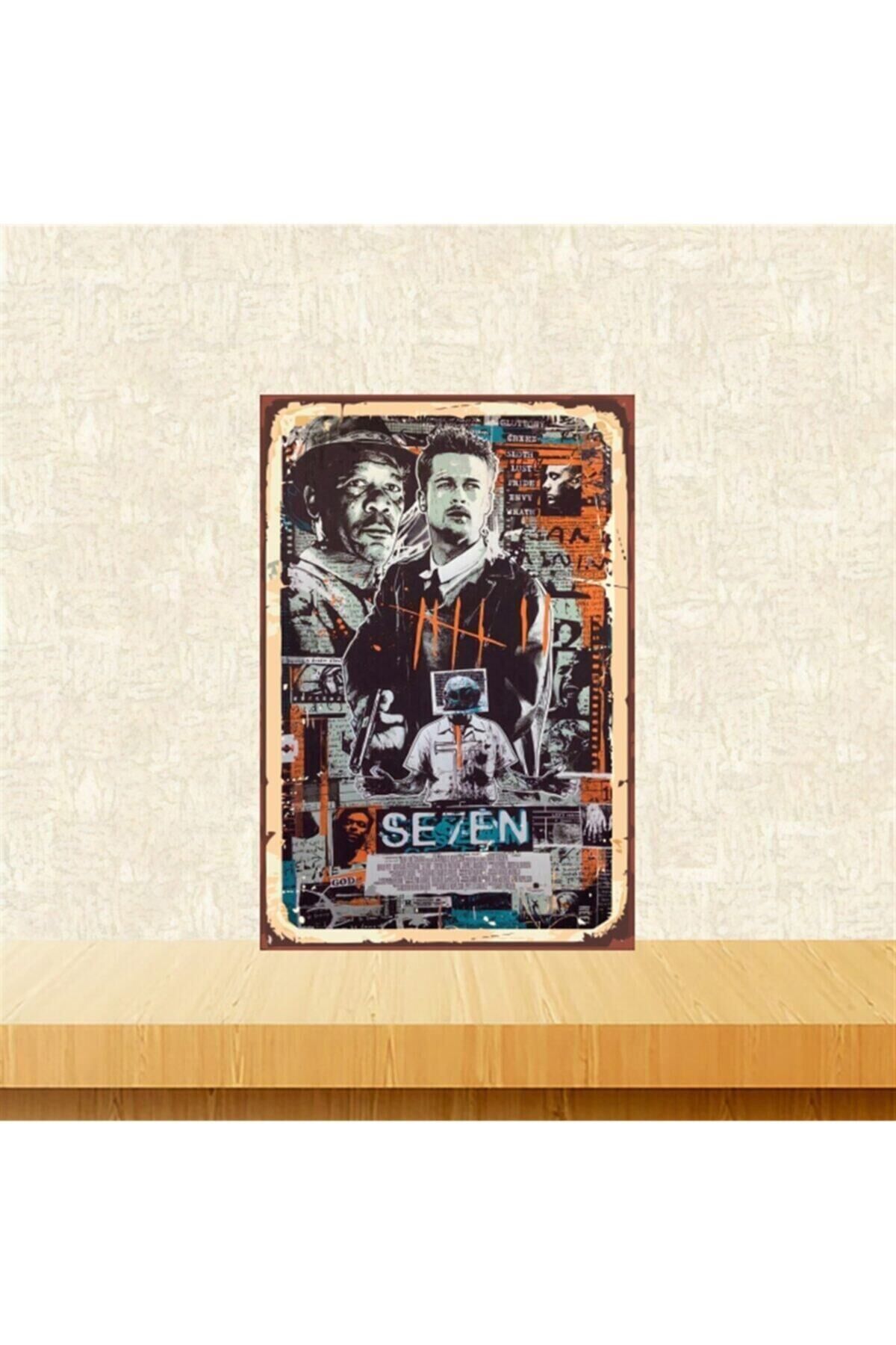 Se7en 20-30 Cm Retro Ahşap Tablo Tkfx5128