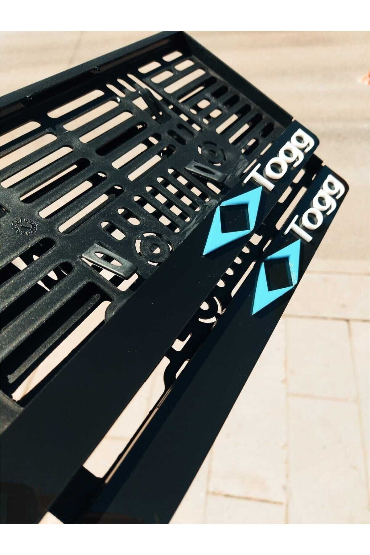 Plakalık Togg Model Araç Pleksi Takmatik Lazer Kesim Çift