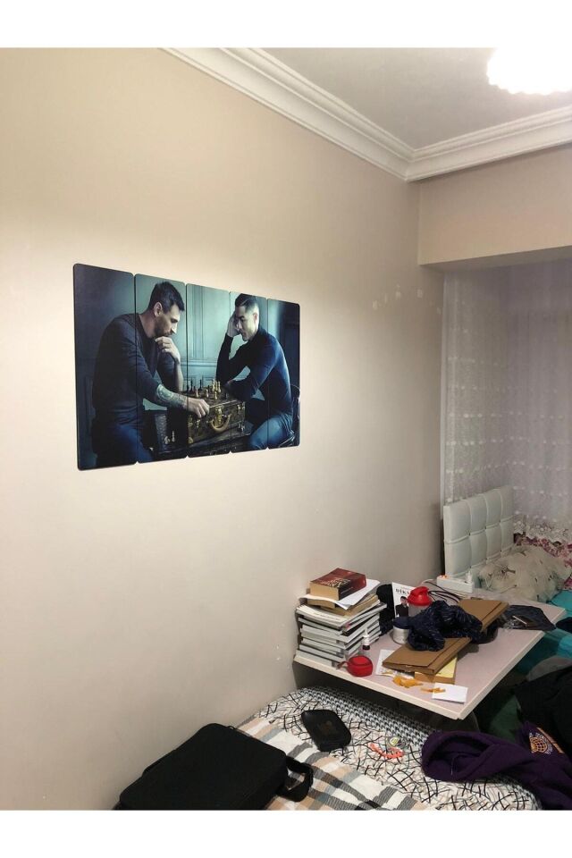 Cristiano Ronaldo Ve Messi - 5 Parçalı Tablo